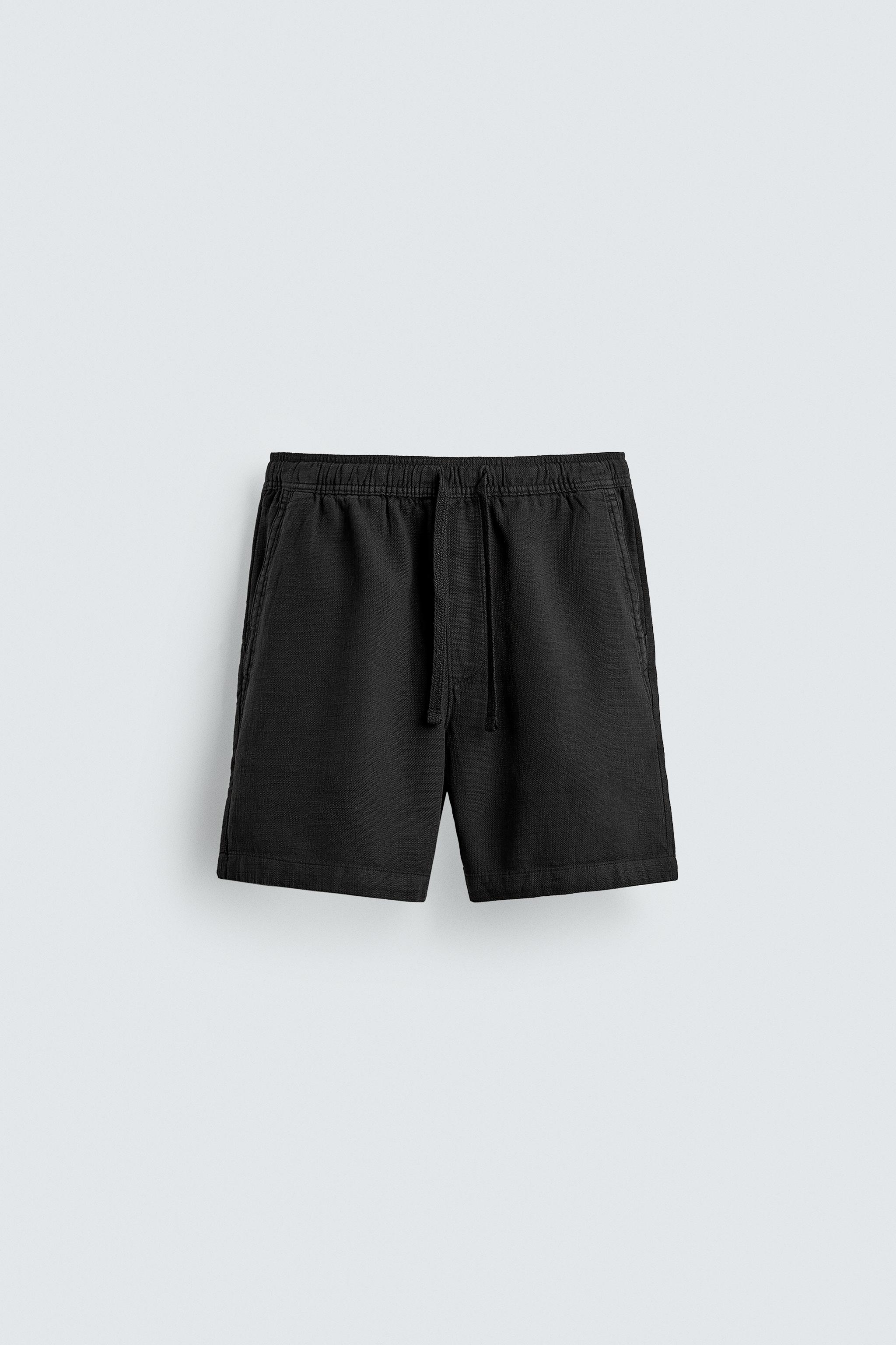 REGULAR FIT TEXTURED SHORTS